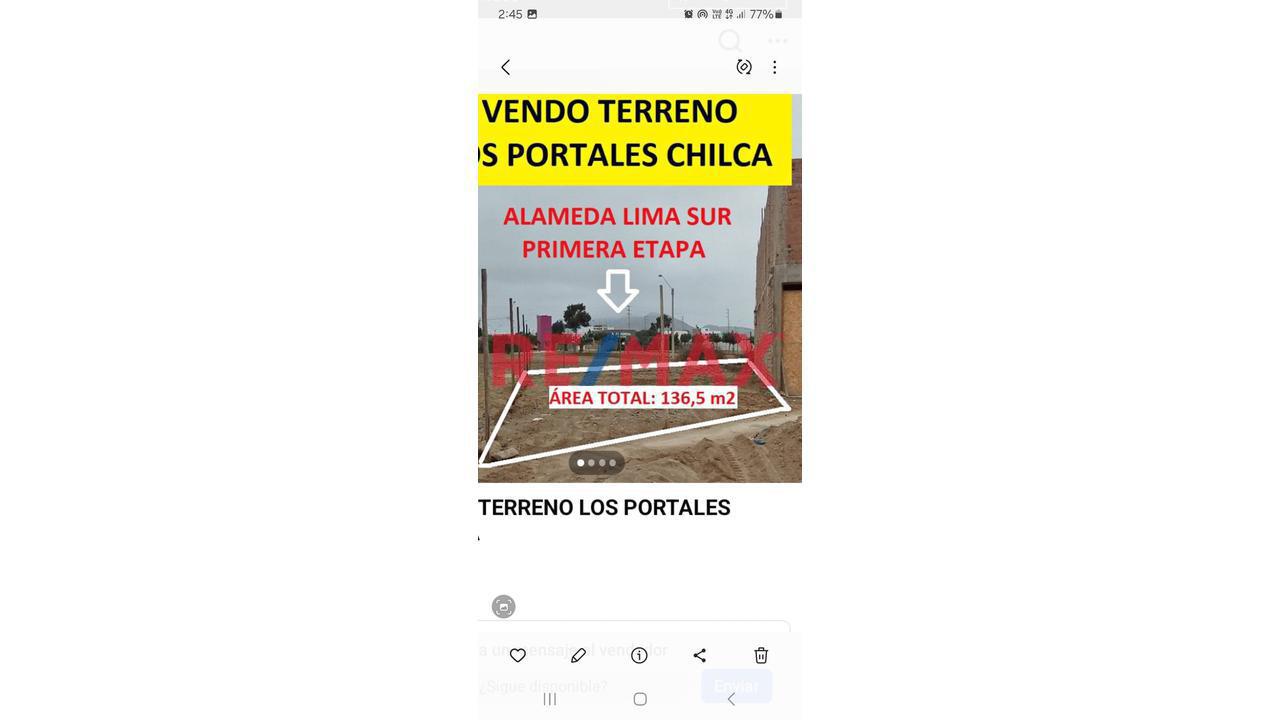 Terreno de 137 m² en Chilca — foto 5