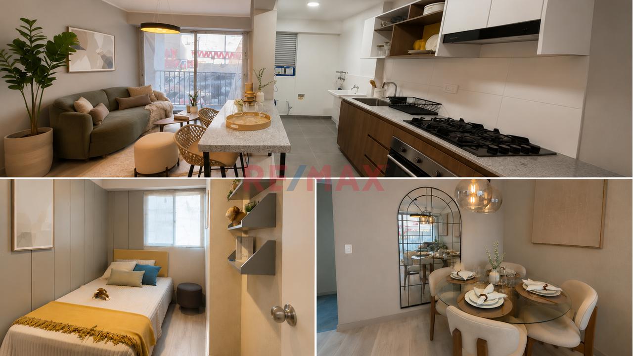 Departamento de 3 dormitorios en Breña, 71 m²